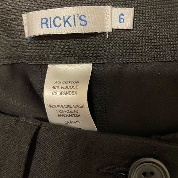 Rickis NWT Black Skinny Dress Pants - Picture 6 of 6